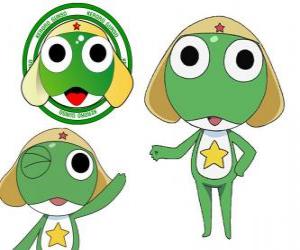 Puzzle de Sargento Keroro es el presonaje principal y un comandante del ejército del planeta Keron