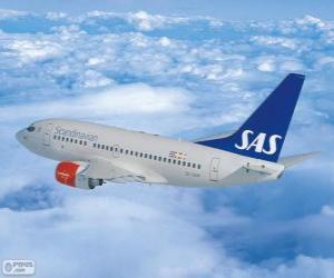 Puzzle de Scandinavian Airlines System, es una aerolínea multinacional