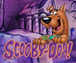 Puzzle de Scooby Doo con el logo