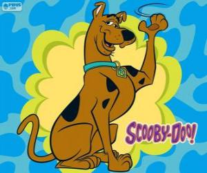 Puzzle de Scooby-Doo, el perro protagonista