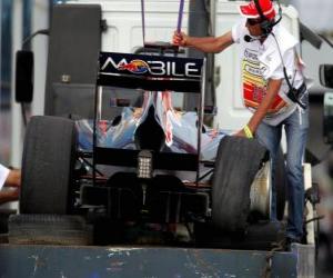 Puzzle de Sebastian Vettel - Red Bull - Estambul 2010