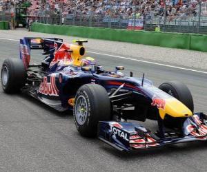 Puzzle de Sebastian Vettel - Red Bull - Hockenheimring  2010