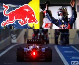 Puzzle de Sebastian Vettel - Red Bull - Gran Premio de Abu Dhabi 2012, 3er Clasificado