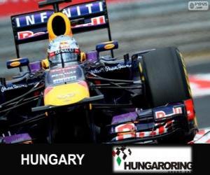 Puzzle de Sebastian Vettel - Red Bull - Gran Premio de Hungría 2013, 3er Clasificado