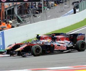 Puzzle de Sebastien Buemi, Jaime Alguersuari - Toro Rosso - Spa-Francorchamps 2010