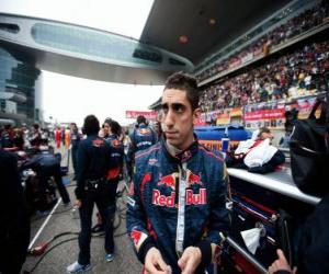 Puzzle de Sebastien Buemi - Toro Rosso - Shanghai 2010