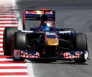Puzzle de Sebastien Buemi - Toro Rosso - Barcelona 2011