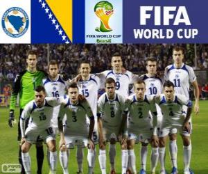 Puzzle de Selección de Bosnia y Herzegovina, Grupo F, Brasil 2014