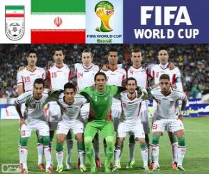 Puzzle de Selección de Irán, Grupo F, Brasil 2014