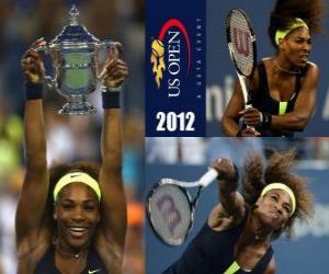 Puzzle de Serena Williams Campeona US Open 2012