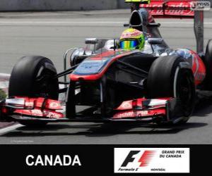 Puzzle de Sergio Perez - McLaren - Circuit Gilles Villeneuve, Montreal, 2013