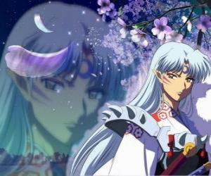 Puzzle de Sesshomaru, el hermano de Inuyasha. Un demonio total sin escrúpulos que odia a su hermano, a los humanos y a los débiles