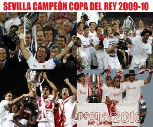 Puzzle de Sevilla Campeón Copa del Rey 2009-2010