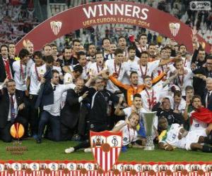Puzzle de Sevilla FC, campeón UEFA Europa League 2013-2014