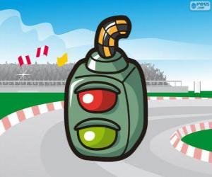 Puzzle de Señal de luces del circuito