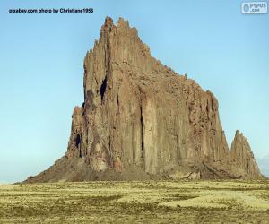 Puzzle de Shiprock, Nuevo México, Estados Unidos