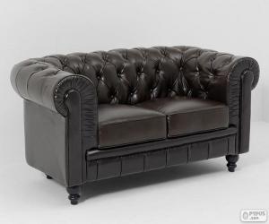 Puzzle de Sofá de piel