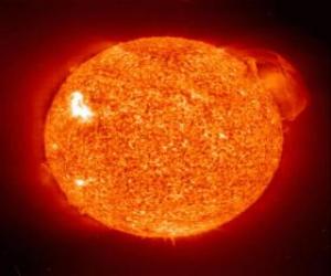 Puzzle de Sol, la estrella que se encuentra en el centro del sistema solar