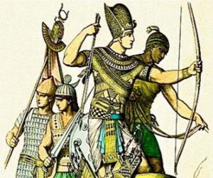 Puzzle de Soldado egipcio con un arco