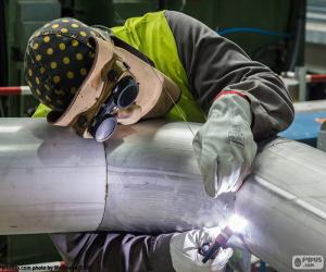 Puzzle de Soldador de tuberías