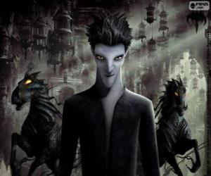 Puzzle de Sombra, miedo a la oscuridad. Personaje de El Origen de los Guardianes