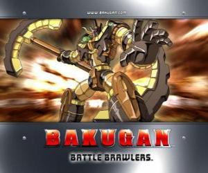 Puzzle de Subterra Gorem es el Bakugan guardián de Julie