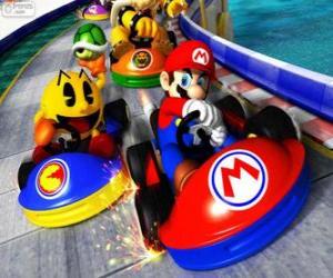 Puzzle de Super Mario Kart