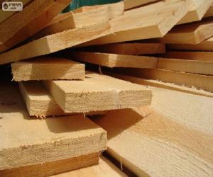 Puzzle de Tablones de madera