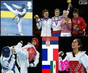 Puzzle de Taekwondo más 67kg femLDN12