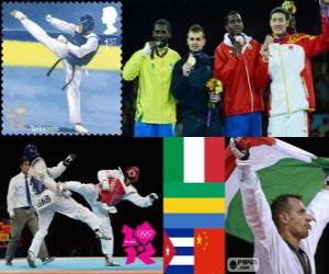 Puzzle de Taekwondo más80kg mascLDN12