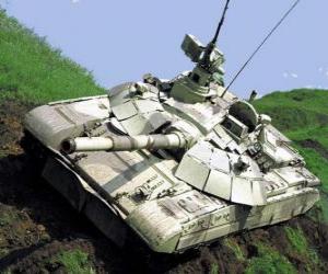 Puzzle de Tanque o carro de combate T-72