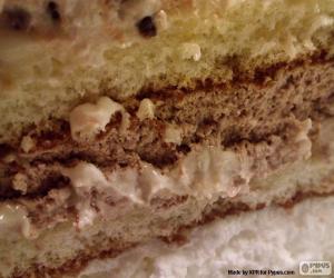 Puzzle de Tarta de chocolate y nata