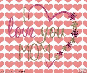 Puzzle de Te quiero mamá