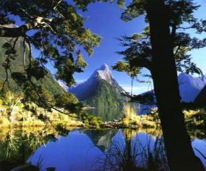 Puzzle de Te Wahipounamu – Zona sudoccidental de Nueva Zelandia.