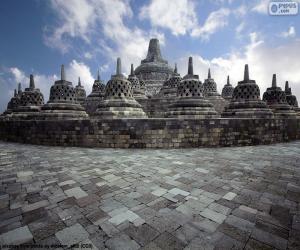 Puzzle de Templo de Borobudur, Indonesia