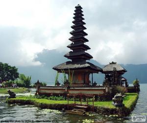 Puzzle de Templo Ulun Danu Batur, Bali