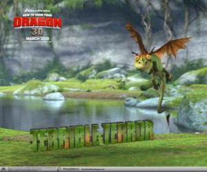 Puzzle de Terror Terrible, el dragón más pequeño