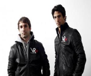 Puzzle de Timo Glock y Lucas di Grassi, pilotos de la escuderia Virgin Racing