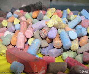 Puzzle de Tiza de colores
