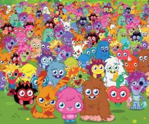 Puzzle de Todos los monstruos de Moshi Monsters