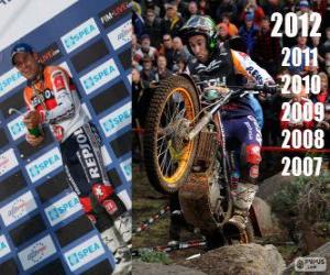 Puzzle de Toni Bou campeón del mundo de trial 2012