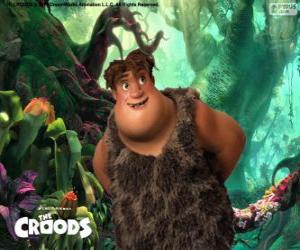 Puzzle de Tonk, el hijo de Grug quiere ser un gran cazador como su padre