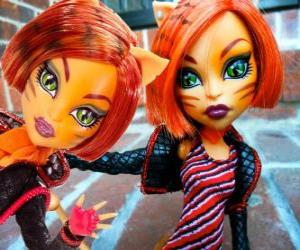 Puzzle de Toralei Stripe, una muchacha tigre que tiene 15 años de edad en la primera de sus nueve vidas