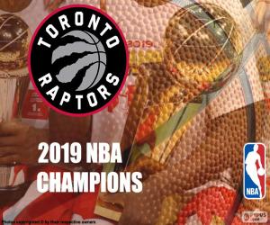 Puzzle de Toronto Raptors, campeón NBA 2019