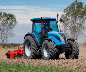 Puzzle de Tractor arando