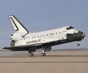 Puzzle de Transbordador espacial tomando tierra - Space shuttle