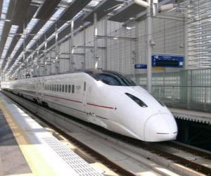 Puzzle de Tren de alta velocidad de Japón (Shinkansen)