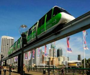 Puzzle de Tren monorail