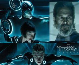 Puzzle de Tron: Legacy, personajes principales