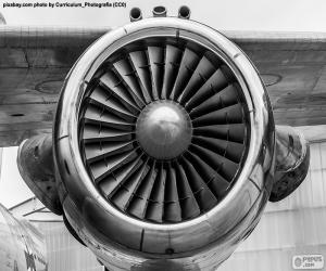 Puzzle de Turbina de avión